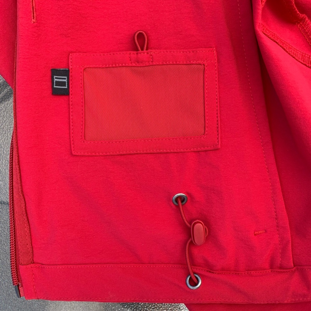 SCOTTeVEST Red Kelly Convertible TEC Jacket Vest ~ Women’s Large - Picture 10 of 15